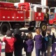 Image of the Yarra Junction Kindergarten kids at the Hillcrest Fire Station