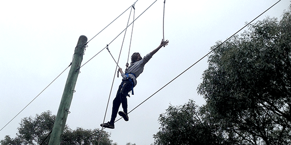 Cire Community School high-ropes excursion