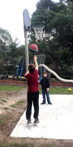 Cire Children's Services - shooting hoops