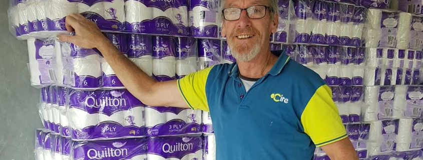 Toilet paper donation delivers much joy