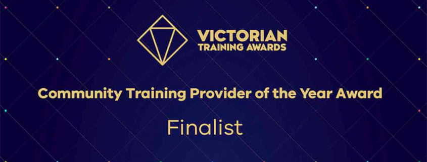 Cire Training in top 3 for Victorian award