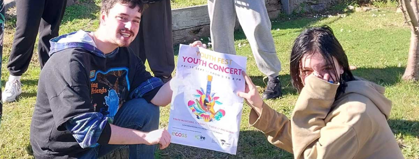 Free concert for youth, by youth