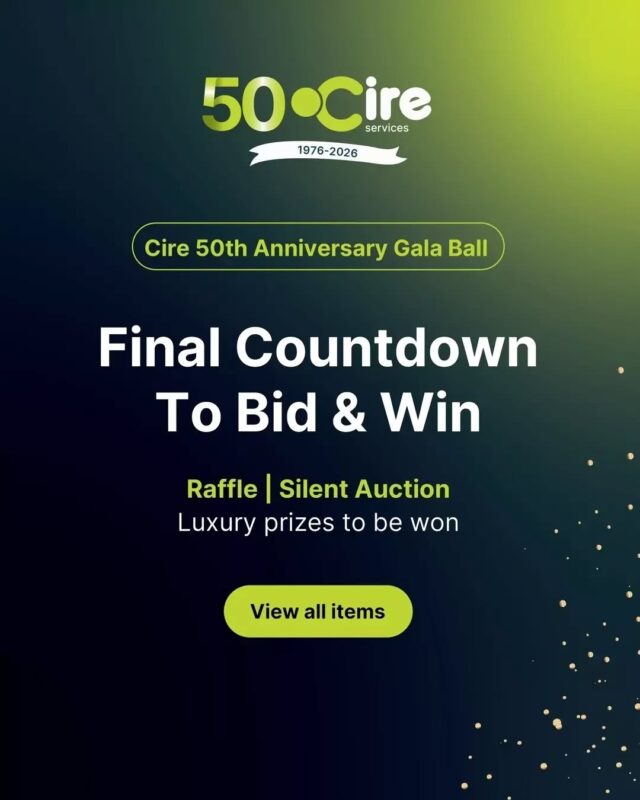 Final Countdown To Bid & Win
The Gala Ball is this Saturday night and while tickets are now sold out, you can still join in and show your support.Our silent auction and raffle are still open, giving you the chance to win incredible prizes while making a difference.Win Prizes From $5 In The Raffle.
Raffle tickets start from $5, with over $3,000 in prizes to be won. The top prize is an Eco Lodge Stay and Dine for Two at Peninsula Hot Springs, valued at $1,550.Browse items, enter the raffle and bid to win, visit the link in our bio @cireservices